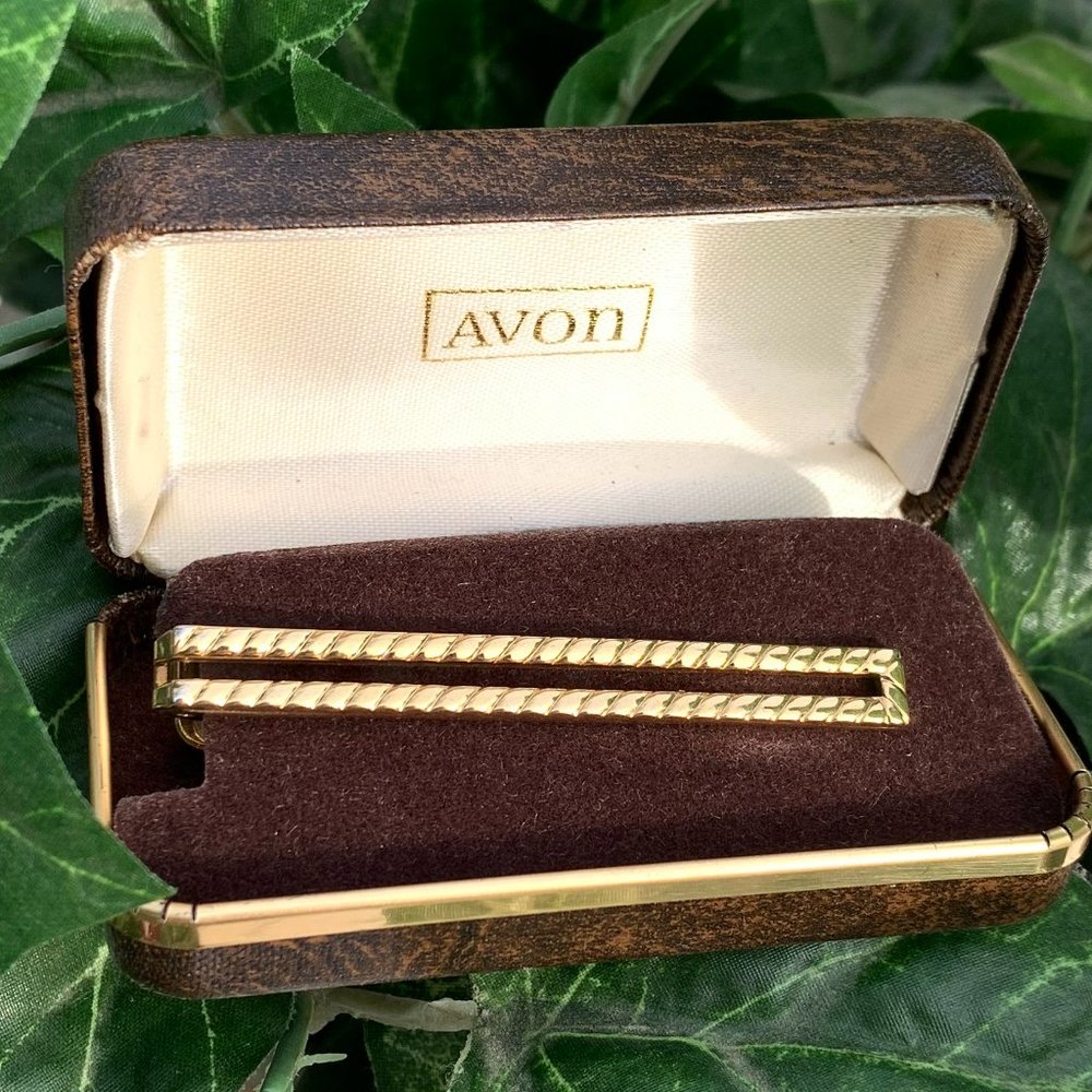 FIRM PRICE Vintage 70s Men's Rope Twist Tie Bar